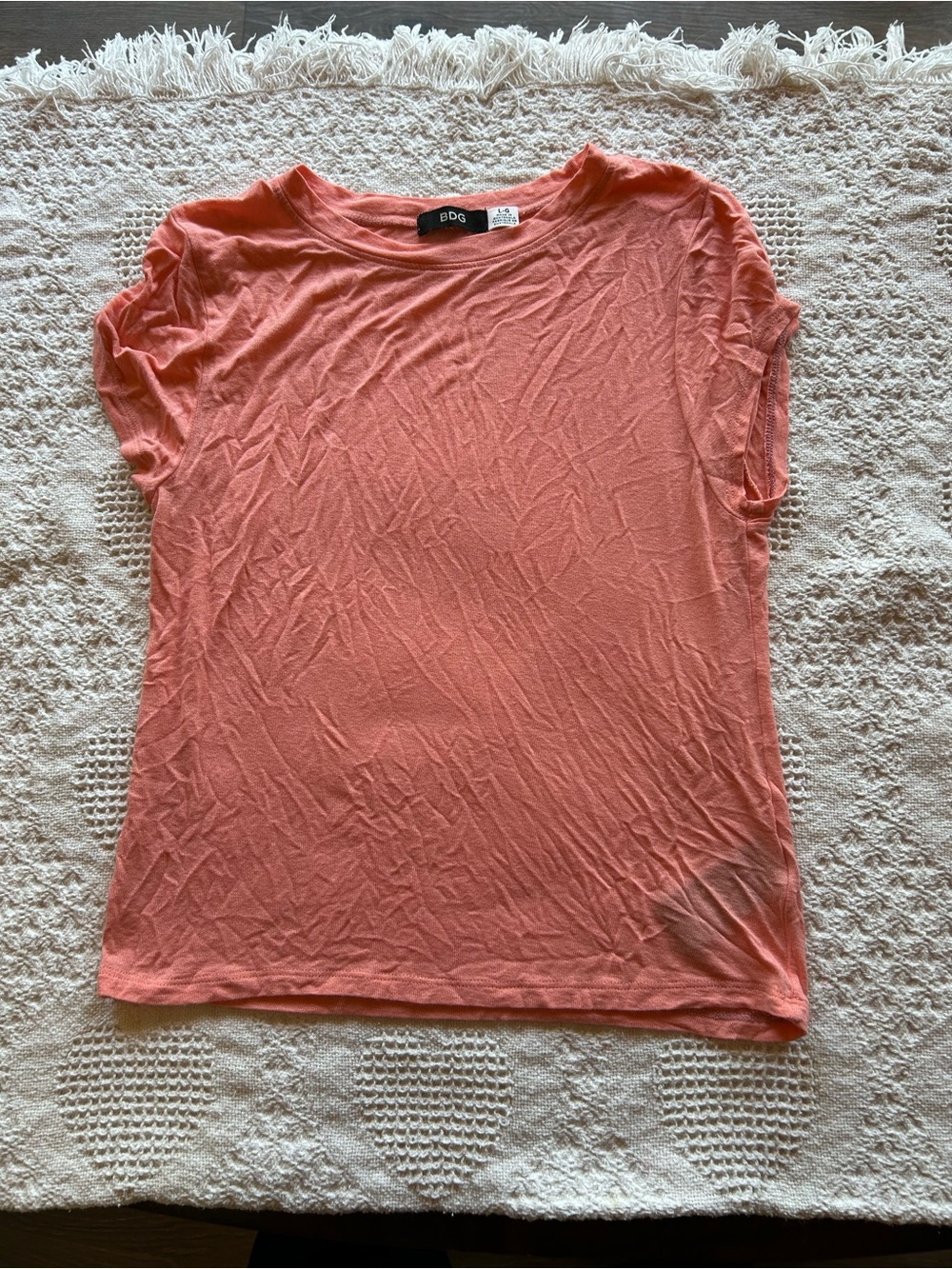 BDG Coral Crewneck Short Sleeve Tee